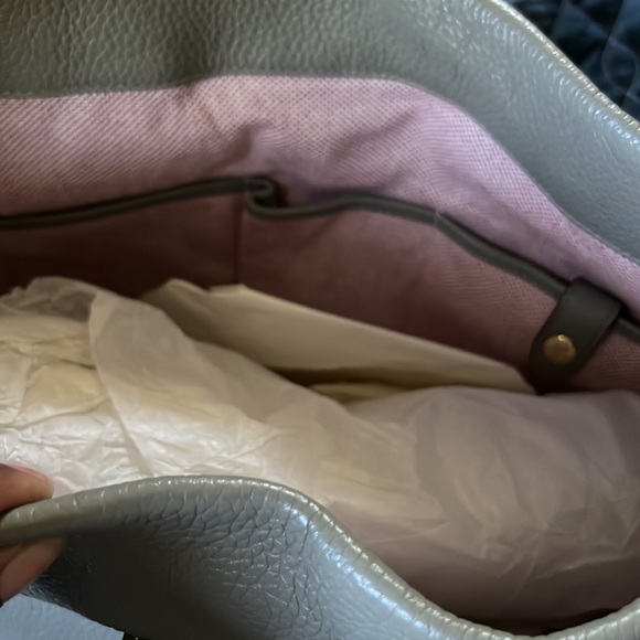 NWOT. Soft pebble leather. Never used. Comes with coin purse and key fob - Picture 5 of 5